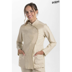 Chaqueta de estética para mujer DYNEKE 8057 manga larga