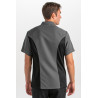 Chaqueta de cocina para hombre DYNEKE 8823 en microfibra