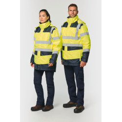 Parka de alta visibilidade 4 em 1 WK Designed To Work WK660 reciclada