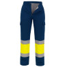 Pantalon PrimaPro forrado WIND3 PLUS combinado de alta visibilidad