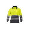 Polo BEEWORK OCEAN manga larga alta visibildiad