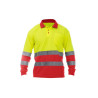 Polo BEEWORK OCEAN manga larga alta visibildiad