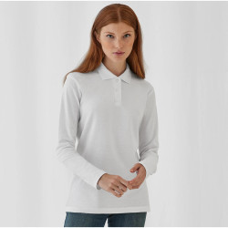 Polo Manga Larga mujer ID.001 B&C PWI13