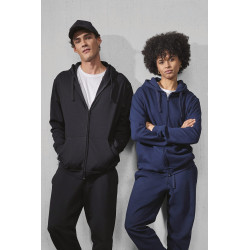 Sudadera B&C WG009 ID.224 con capucha y cremallera