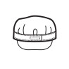 Gorra Visera ISACCO Sam 072000 para hosteleria