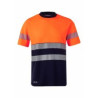 Camiseta VELILLA 305643 bicolor alta visibilidad