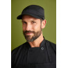 Gorra marinera con red superior MONZA 04007 negra hostelrria
