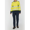 Sudadera WK Designed To Work WK420 reciclada de alta visibilidad