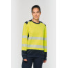 Sudadera WK Designed To Work WK420 reciclada de alta visibilidad