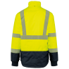 Parka de alta visibilidade 4 em 1 WK Designed To Work WK660 reciclada