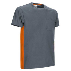 Camiseta combinada de trabajo con bolsillo VALENTO Thunder