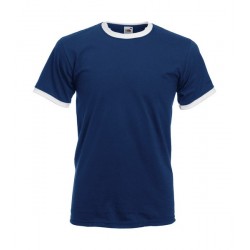 	Camiseta valueweight ringer T para hombre FRUIT OF THE LOOM 61-168-0