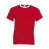 	Camiseta valueweight ringer T para hombre FRUIT OF THE LOOM 61-168-0