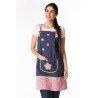 Pichi para maestra 'Flor rosa' DYNEKE 8708-228