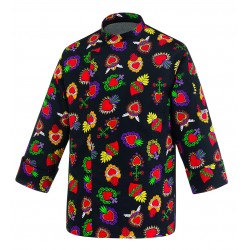 Chaqueta de cocina unisex EGOCHEF 102081 HEARTS