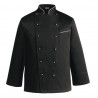 Chaqueta cocinero EGOCHEF Black Fat Boy Extra Grande 5XL 6XL 7XL