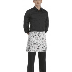 Delantal corto con bolsillo EGOCHEF 6100101A CHEFWEAR (Pack 2 uds.).