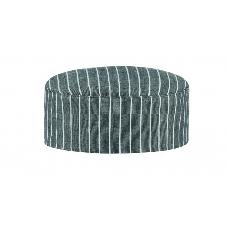 Gorro cocina EGOCHEF 680066 TAMBURELLO NEW GREY STRIPE (Pack 2 uds.).