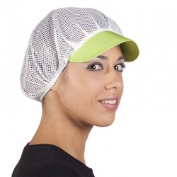 Cofia de rejilla con visera de color GARY'S 4150 (Pack 10 unidades)