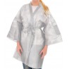 Bata Kimono blanca desechable IBP 05/02/110 (Caja 100 unidades)