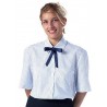 Camisa de rayas laboral señora manga corta MONZA 02203