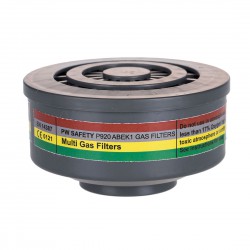 Filtro de gases ABEK1 con rosca especial PORTWEST P920 (Pack de 4 uds.)