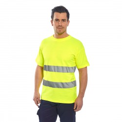 Camiseta Alta Visibilidad PORTWEST S172 Cotton Comfort 