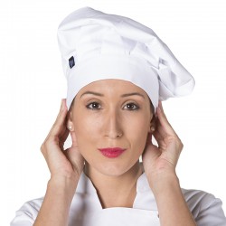 Gorro de cocina Gran Chef blanco GARYS 445V