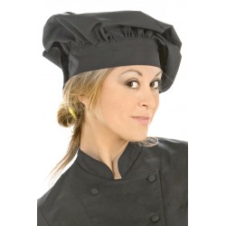 Gorro cocinero con velcro Negro DYNEKE 8466701