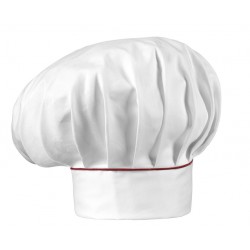 Gorro gran chef EGOCHEF 7000003P BORDEAUX PIPING (pack 2 uds.)