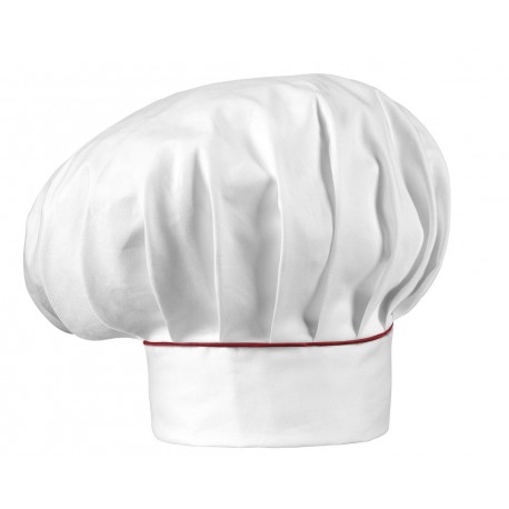 Gorro gran chef EGOCHEF 7000003P BORDEAUX PIPING (pack 2 uds.)