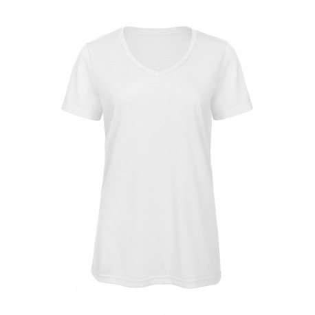 Camiseta V Triblend/Women B&C 012.42