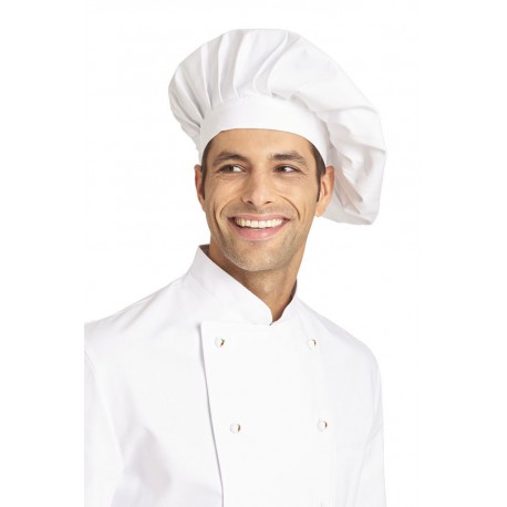 Gorro Chef unisex blanco LEIBER 02/454