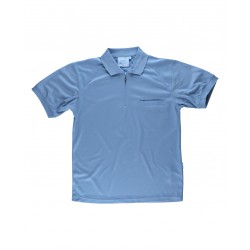 Polo de manga corta y cuello cremallera WORKTEAM S6510