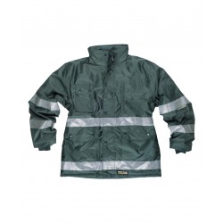 Parka acolchada impermeable WORKTEAM S1008 cintas reflectantes