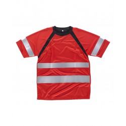 Camiseta WORKTEAM C2940 combinada con bandas reflectantes