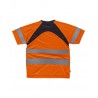 Camiseta manga corta ranglán de alta visibilidad WORKTEAM C2941