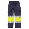 Pantalón combinado alta visibilidad WORKTEAM C4019 de algodón