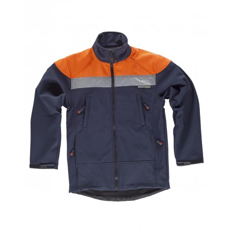 Chaqueta Workshell combinada alta visibilidad WORKTEAM S9505