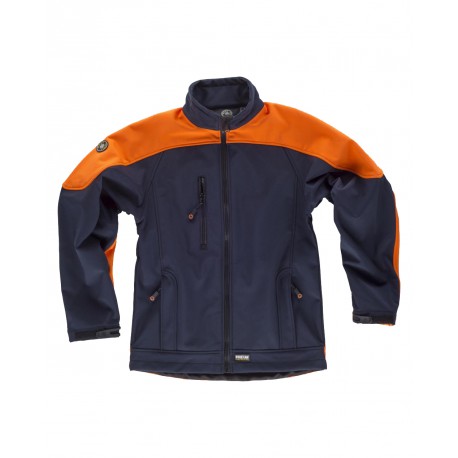 Chaqueta workshell de alta visibilidad WORKTEAM S9510 combinada