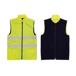 Chaleco Reflectante Acolchado Makito Aston 3500 Amarillo Fluor