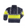 Traje de agua impermeable WORKTEAM S2018 de alta visibilidad