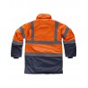 Parka impermeable antifrío WORKTEAM C3710 de alta visibilidad