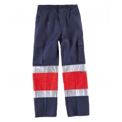 Pantalón combinado de alta visibilidad WORKTEAM C4057