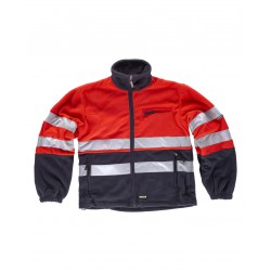 Chaqueta polar antifrío WORKTEAM C4027 de alta visibilidad