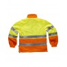 Chaqueta polar combinada WORKTEAM C4026 de alta visibilidad