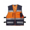 Chaleco combinado ajustable WORKTEAM C3602 cintas reflectantes