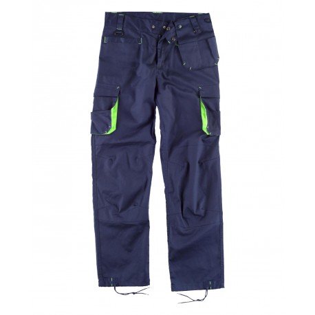 Pantalón combinado con refuerzos y detalles WORKTEAM WF1619