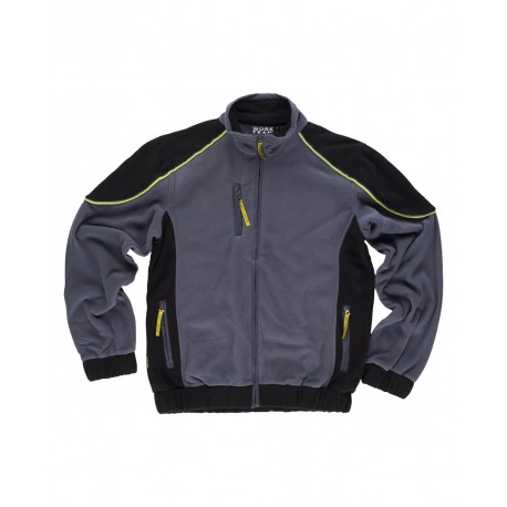 Chaqueta polar combinada WORKTEAM WF5857 con vivos reflectantes