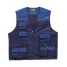 Chaleco ligero tipo Safari WORKTEAM WF1854 combinado